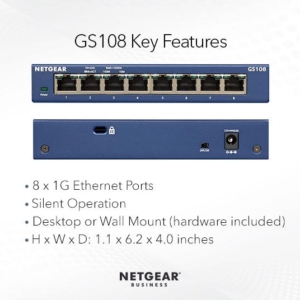 NETGEAR GS108GE SWITCH